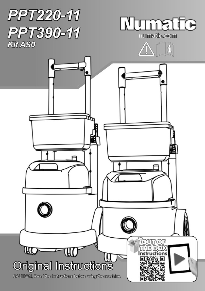 Numatic PPT 390-11 User manual