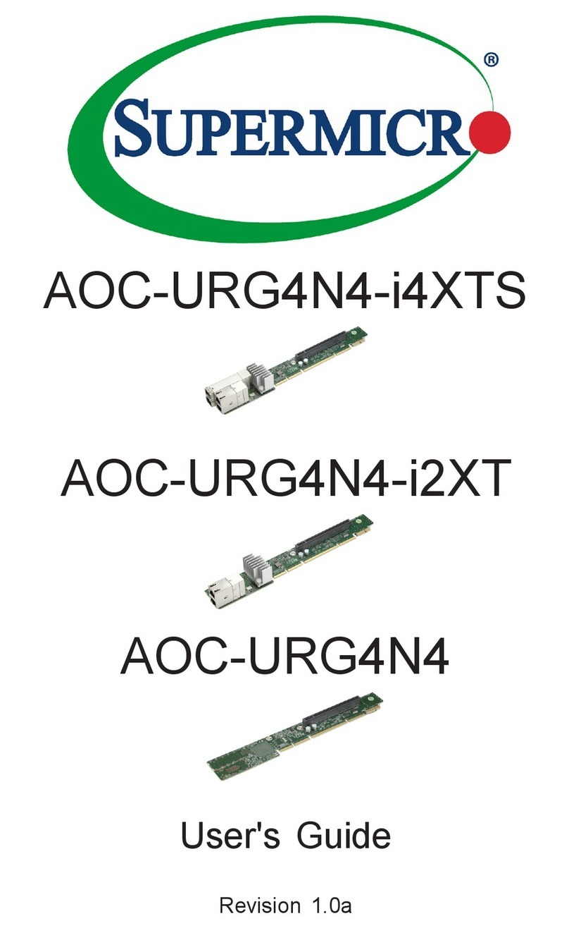 Supermicro AOC-URG4N4-i4XTS User manual