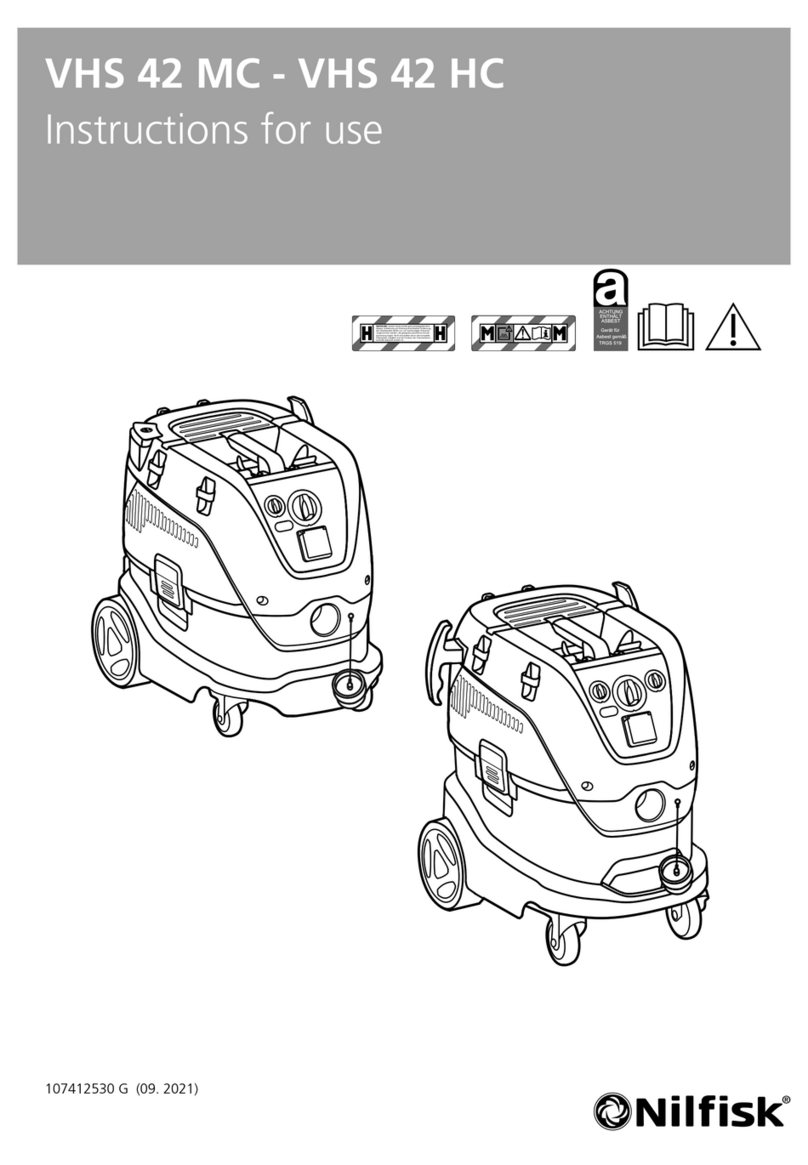 Nilfisk-Advance VHS 42 MC User manual