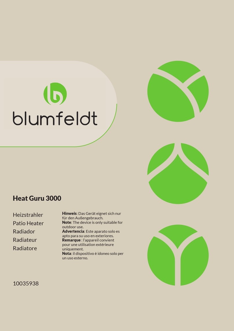 Blumfeldt Heat Guru 3000 User manual