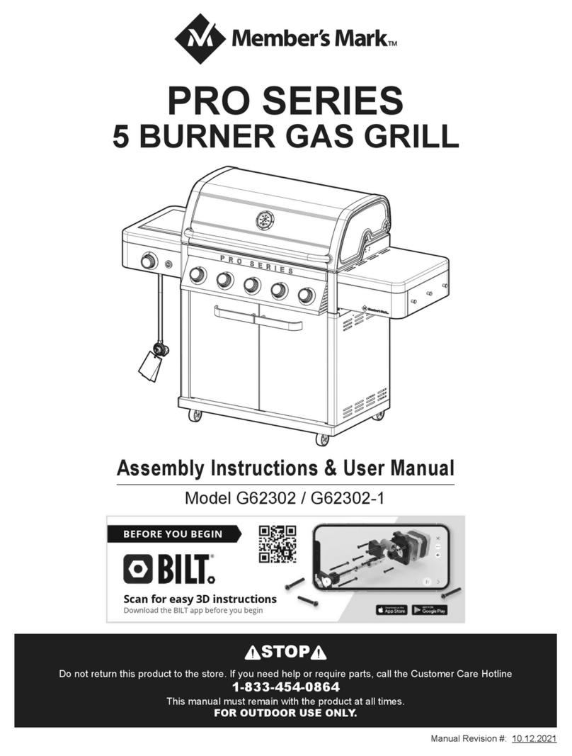 Members Mark G62302 Assembly instructions & user manual Members Mark G62302 Assembly instructions & user manual