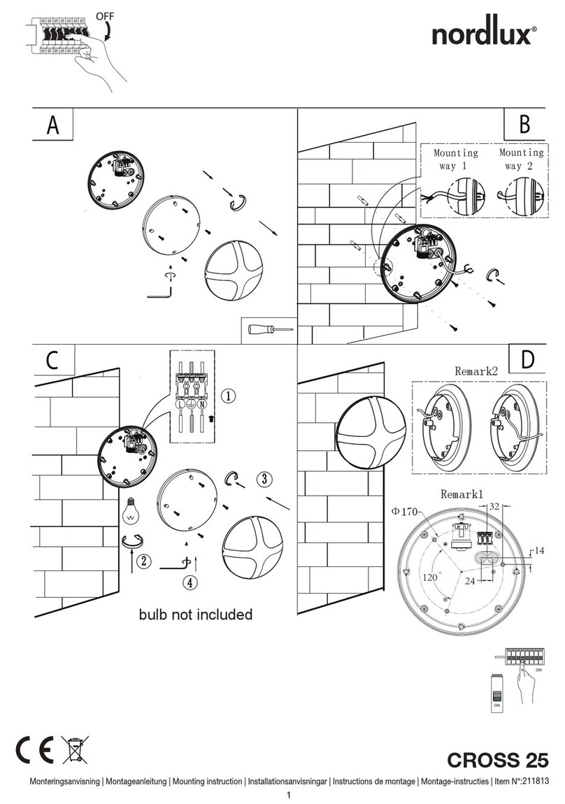 nordlux CROSS 25 User manual