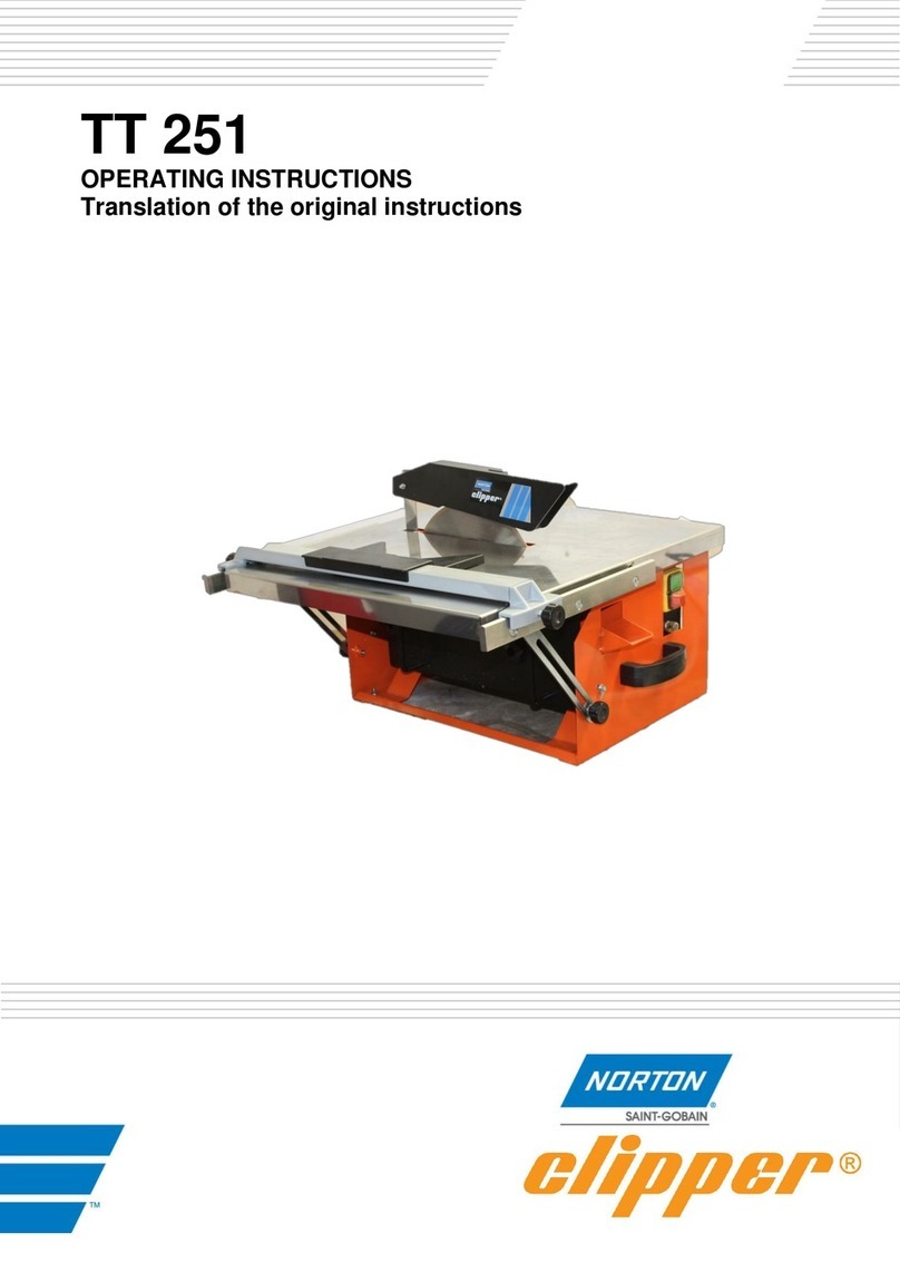 Norton clipper TT 251 operating instructions