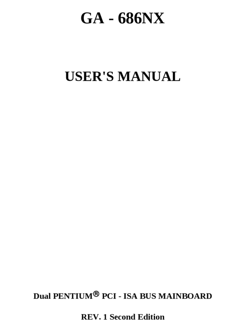 Gigabyte GA-686NX user manual