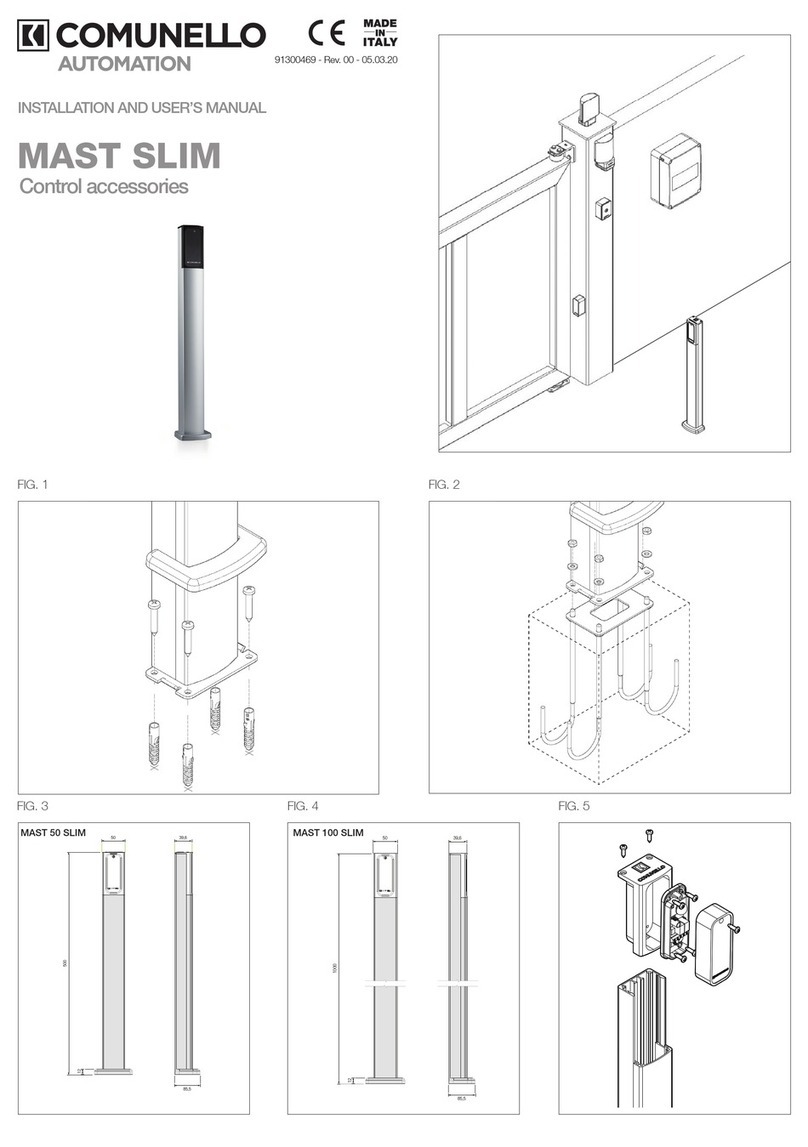 Comunello Automation MAST SLIM User manual
