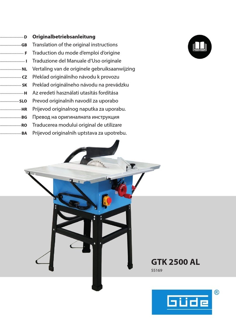 GÜDE GTK 2500 AL Translation of the original instructions