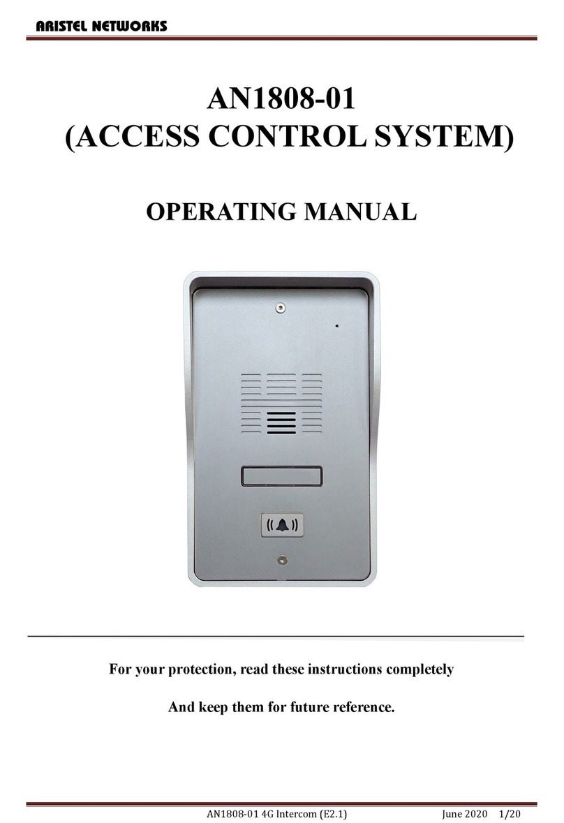 Aristel AN1808-01 operating manual