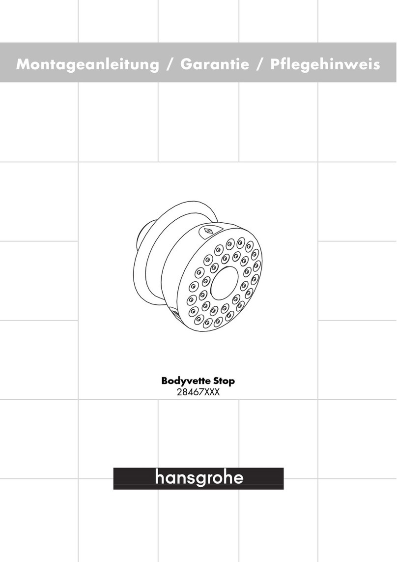 Hans Grohe Bodyvette Stop 28467 Series User manual Hans Grohe Bodyvette Stop 28467 Series User manual