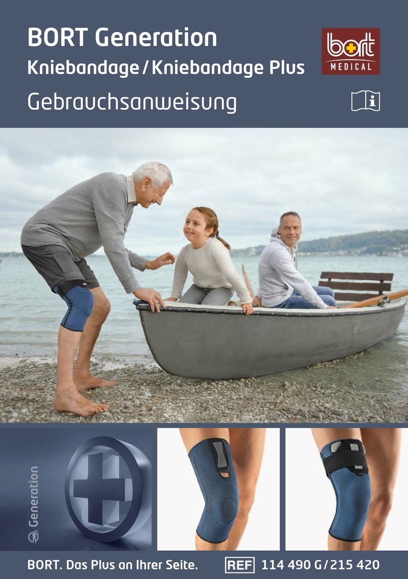 bort medical Kniebandage manual
