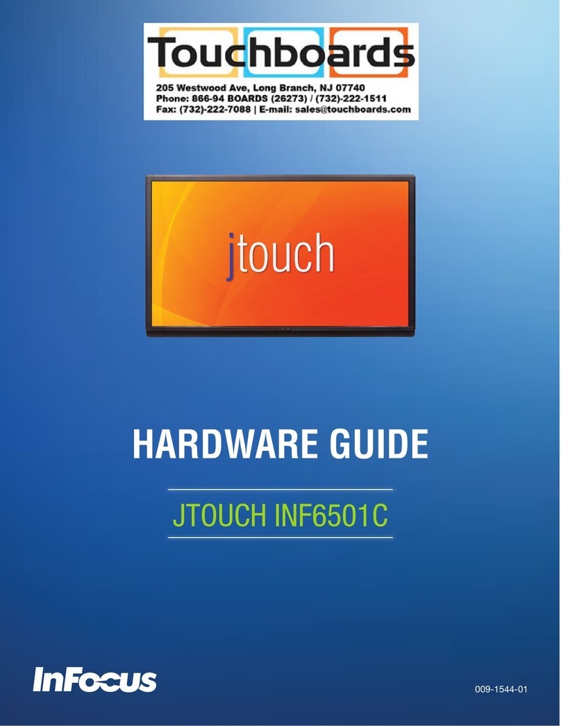 InFocus JTOUCH INF6501CBAGp Installation instructions
