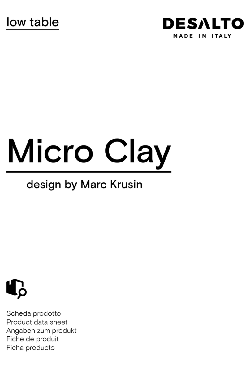 Desalto Micro Clay Product data sheet