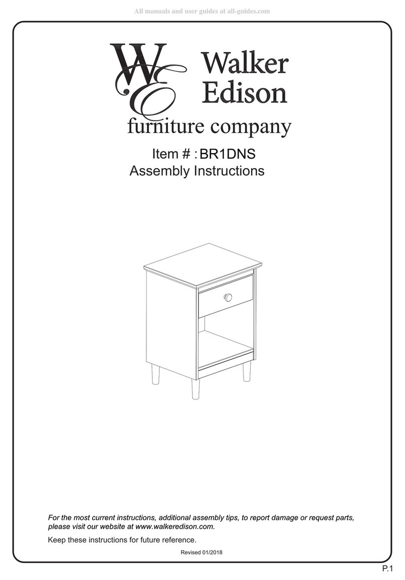 Walker Edison BR1DNS User manual