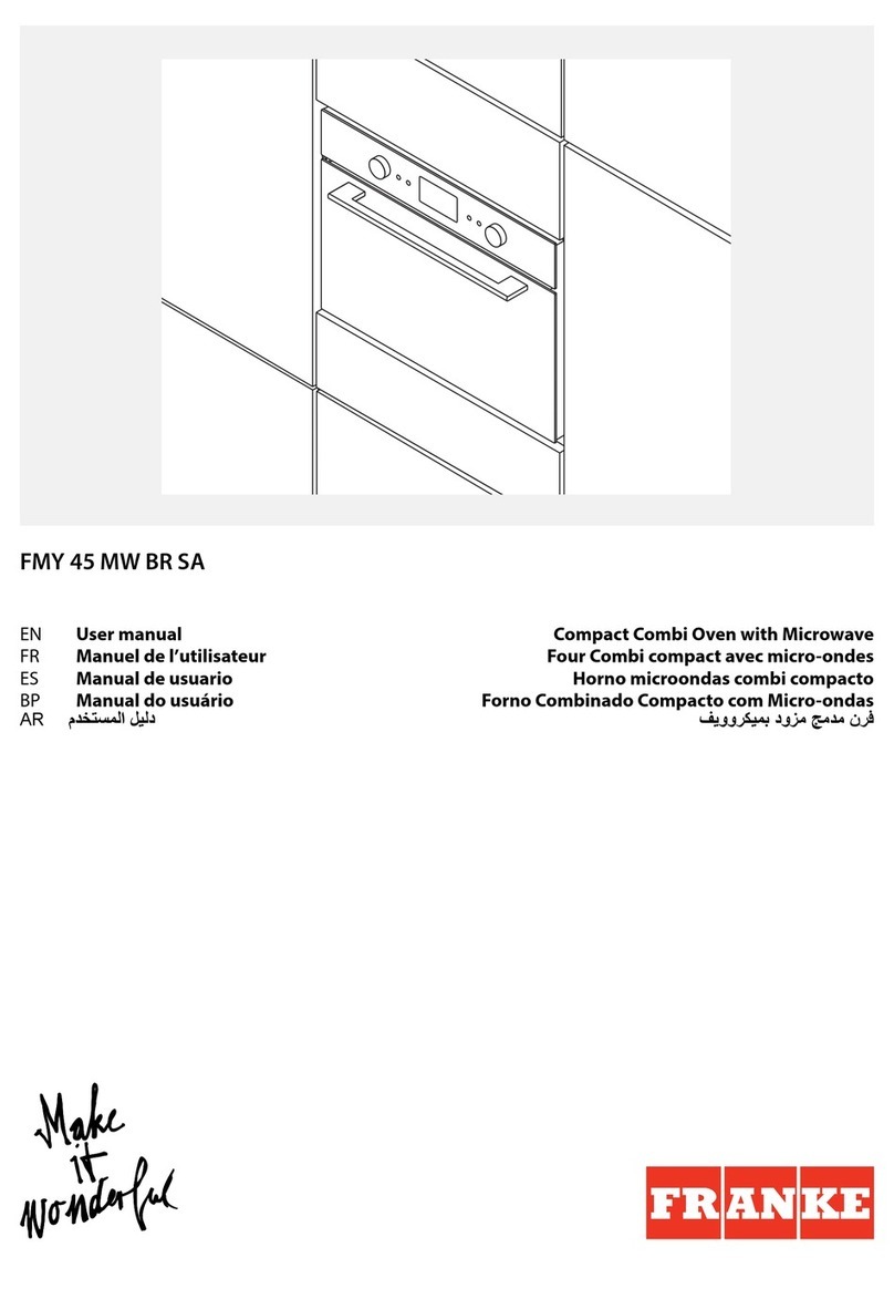 Franke FMY 45 MW BR SA user manual