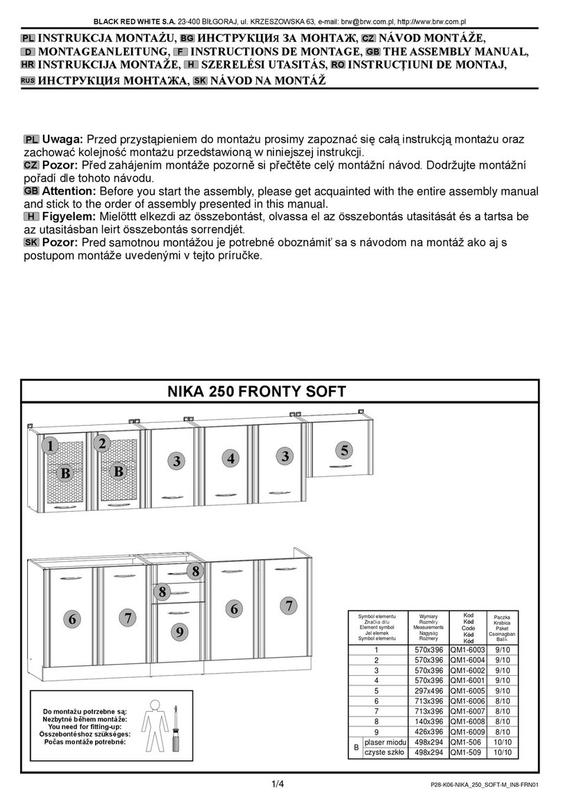 BLACK RED WHITE NIKA 250 FRONTY SOFT Assembly manual BLACK RED WHITE NIKA 250 FRONTY SOFT Assembly manual