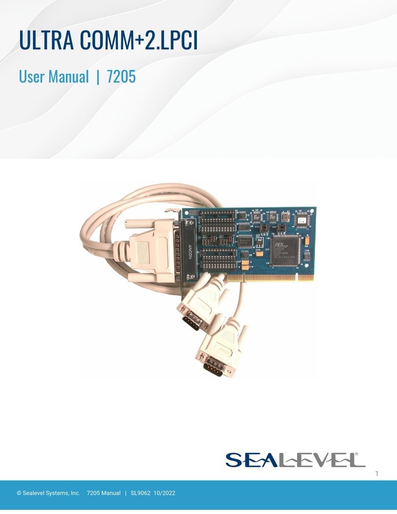 SeaLevel ULTRA COMM+2.LPCI User manual