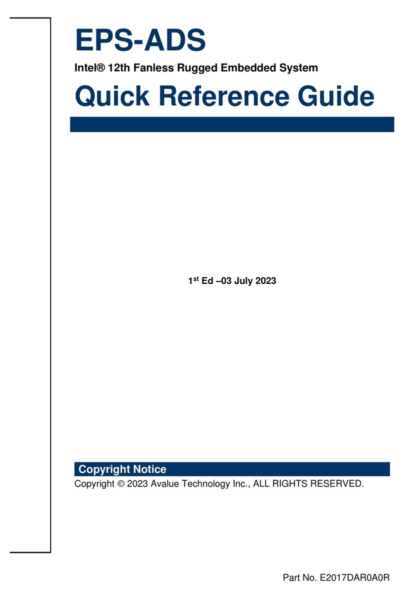 Avalue Technology EPS-ADS User manual Avalue Technology EPS-ADS User manual