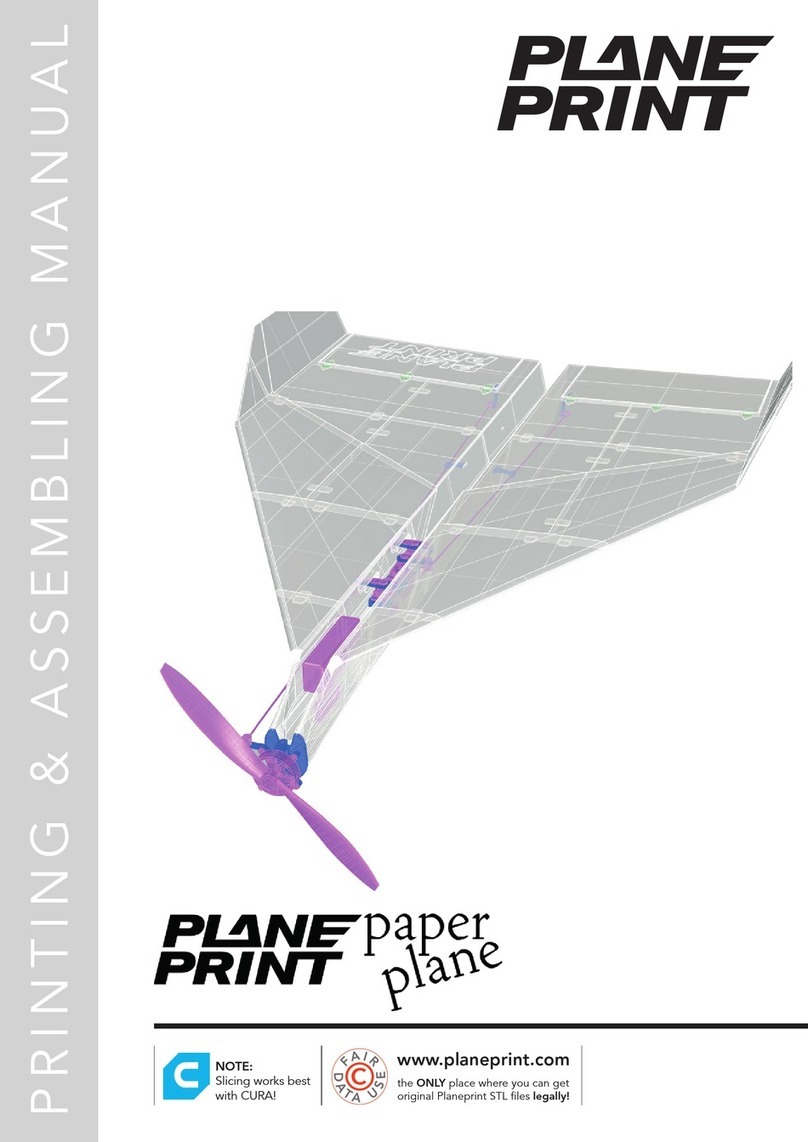 PLANEPRINT paper plane User manual
