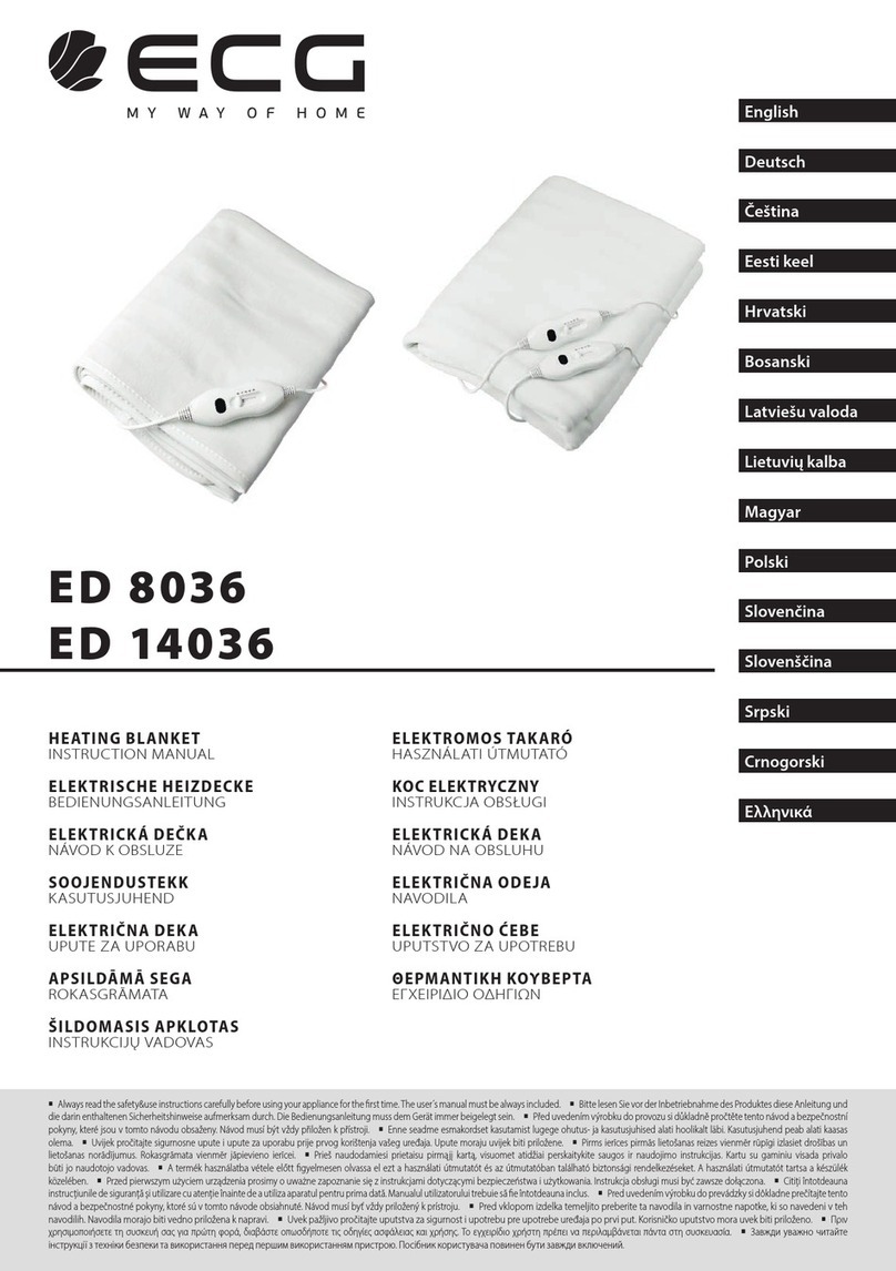 ECG ED 8036 instruction manual