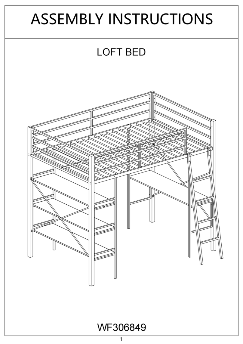 Cool Toddler Beds WF306849 Assembly instructions