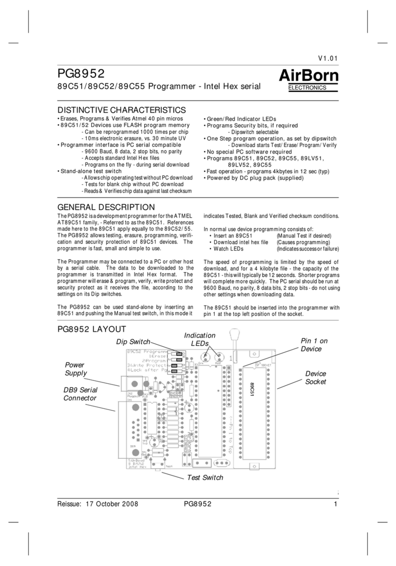 AirBorn ELECTRONICS PG8952 manual