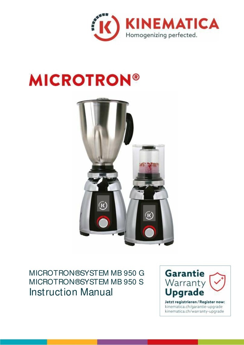 Kinematica MICROTON SYSTEM MB 950 G instruction manual