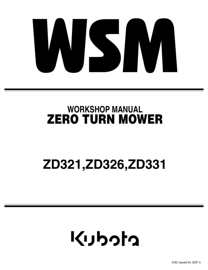 Kubota WSM ZD321 Workshop manual