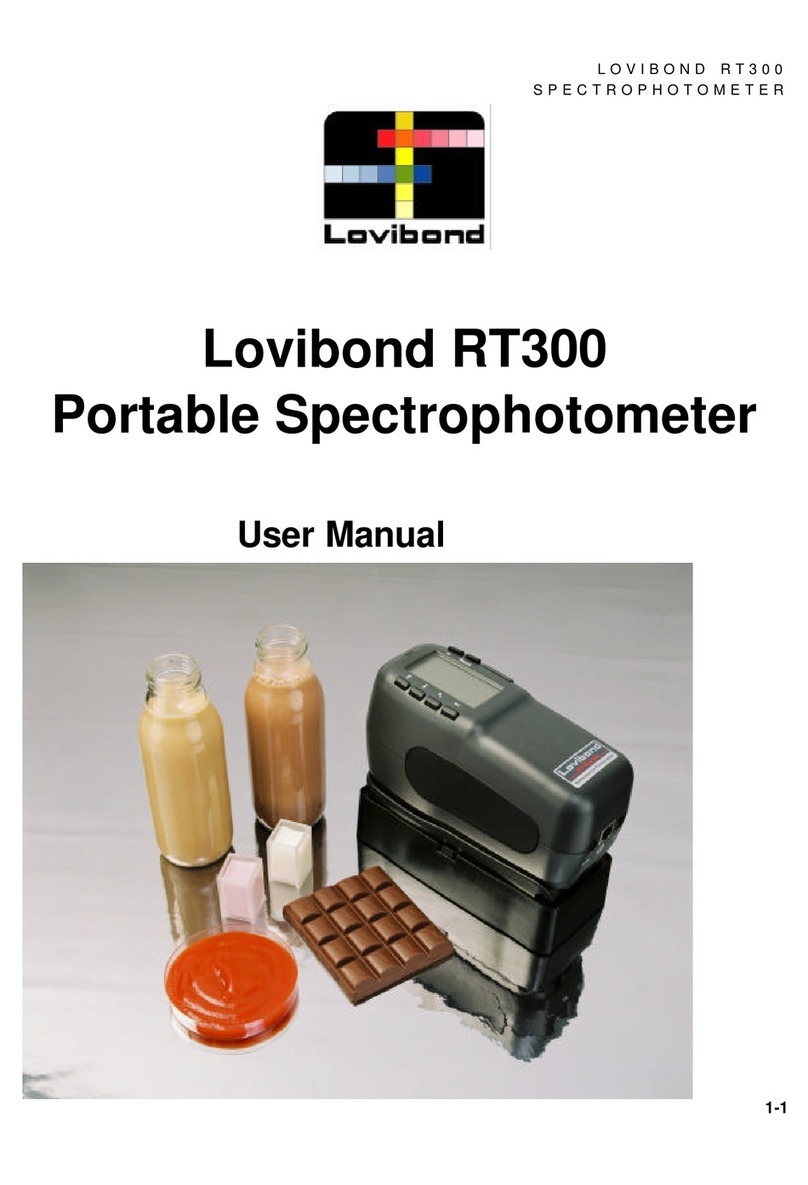 Lovibond RT300 user manual Lovibond RT300 user manual
