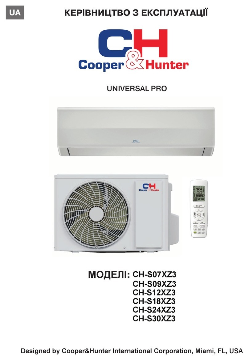 Cooper & Hunter CH-S07XZ3 User manual Cooper & Hunter CH-S07XZ3 User manual