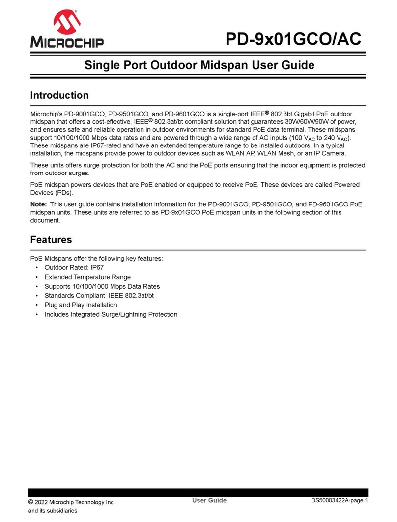 Microchip Technology PD-9 01GCO/AC Series user guide