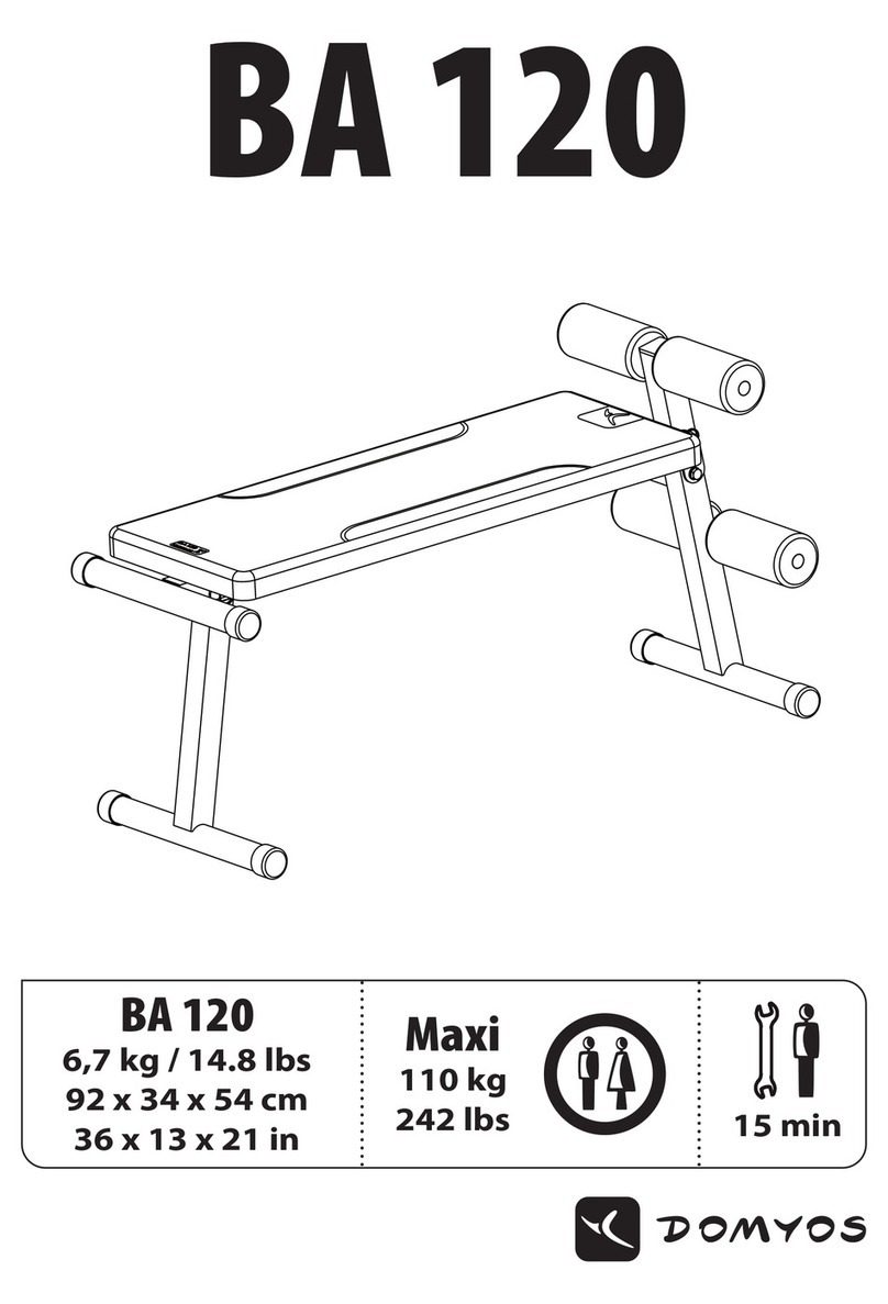 Domyos BA 120 User manual