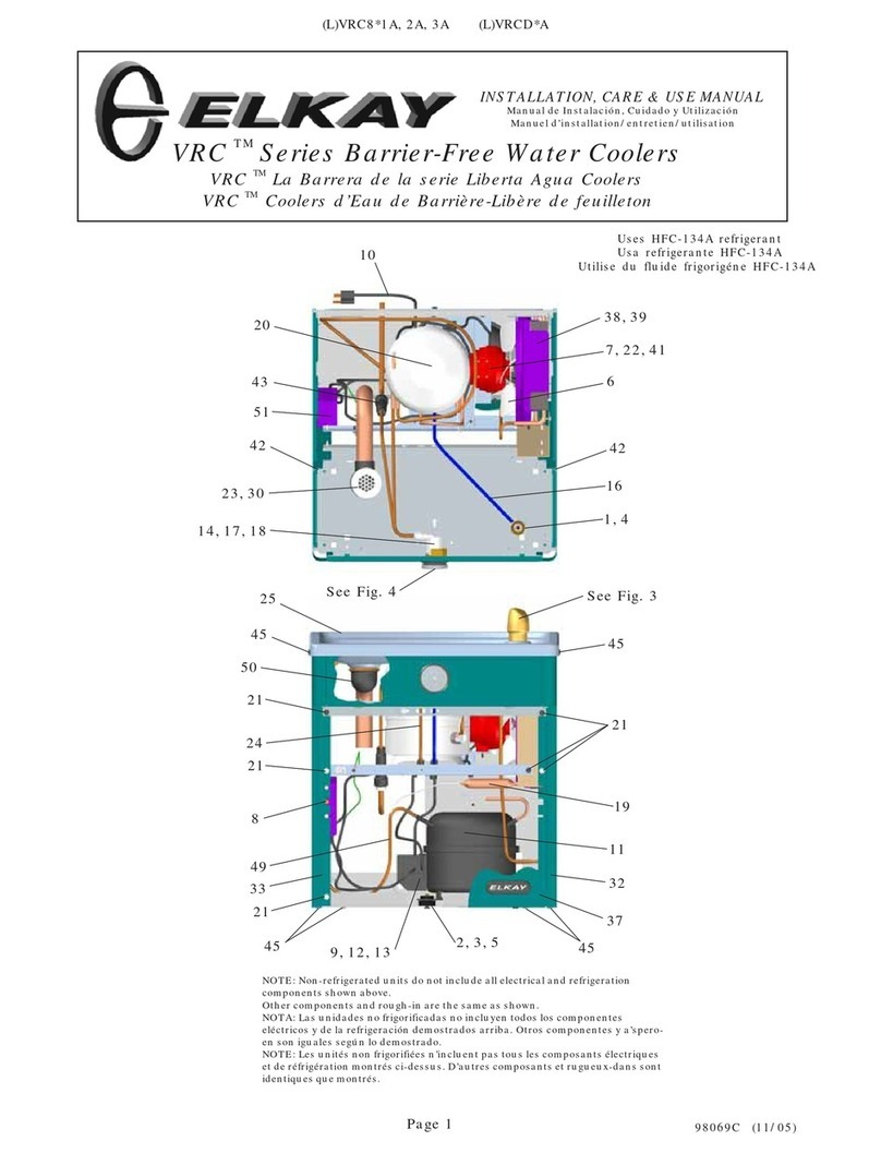 Elkay VRC8 1A Series Installation manual