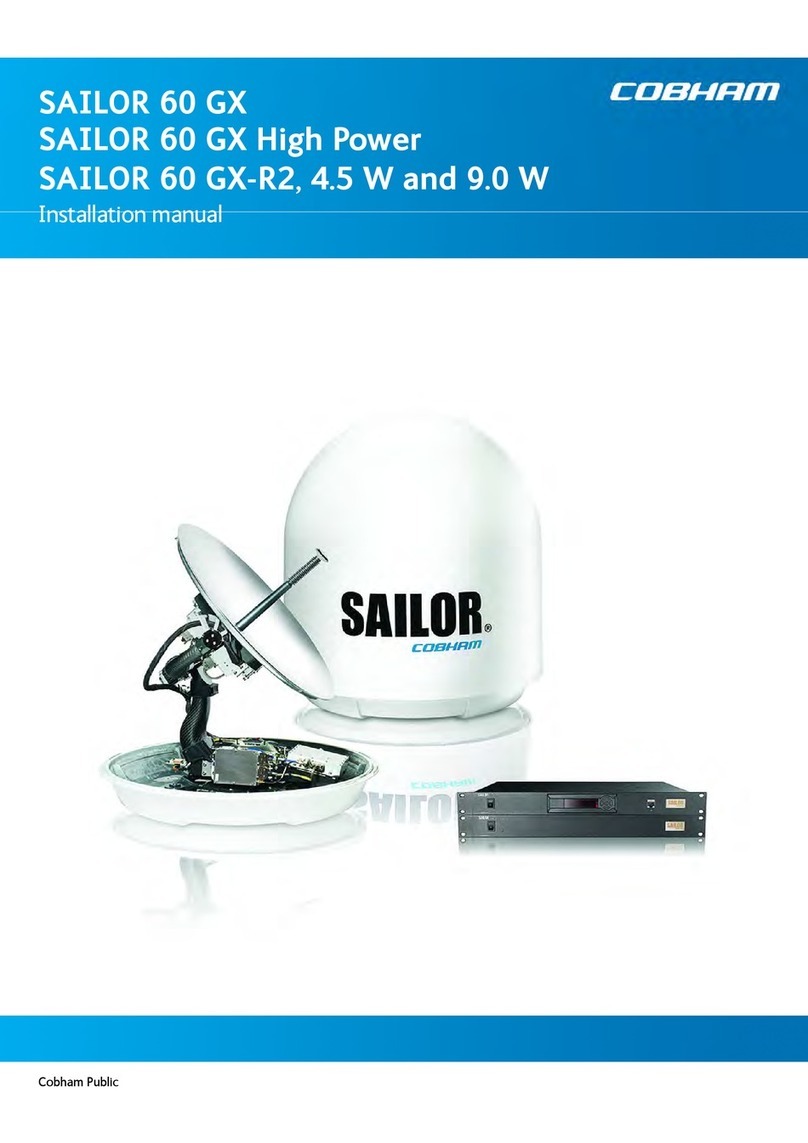 COBHAM SAILOR 60 GX-R2 4.5 W User manual COBHAM SAILOR 60 GX-R2 4.5 W User manual
