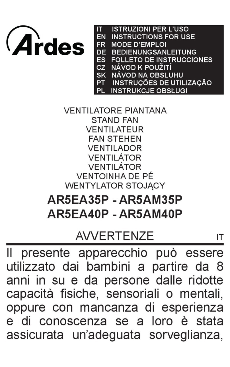 ARDES AR5EA35P User manual