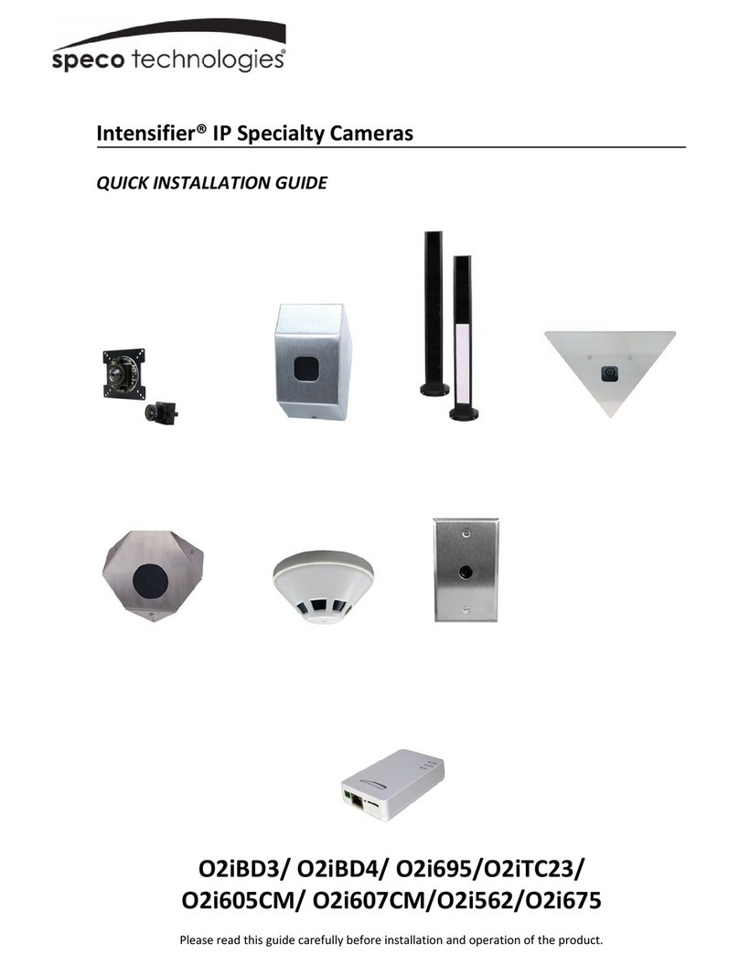 Speco Intensifier O2i695 User manual