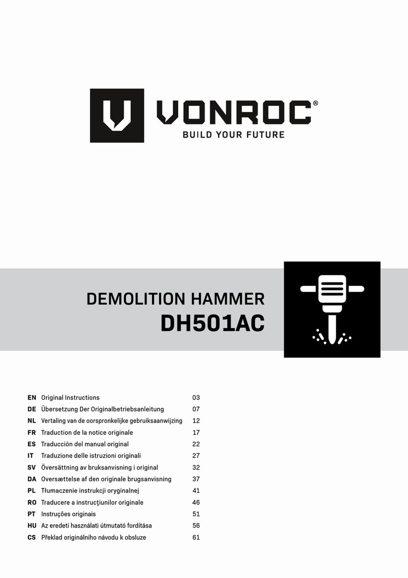 VONROC DH501AC Original instructions VONROC DH501AC Original instructions