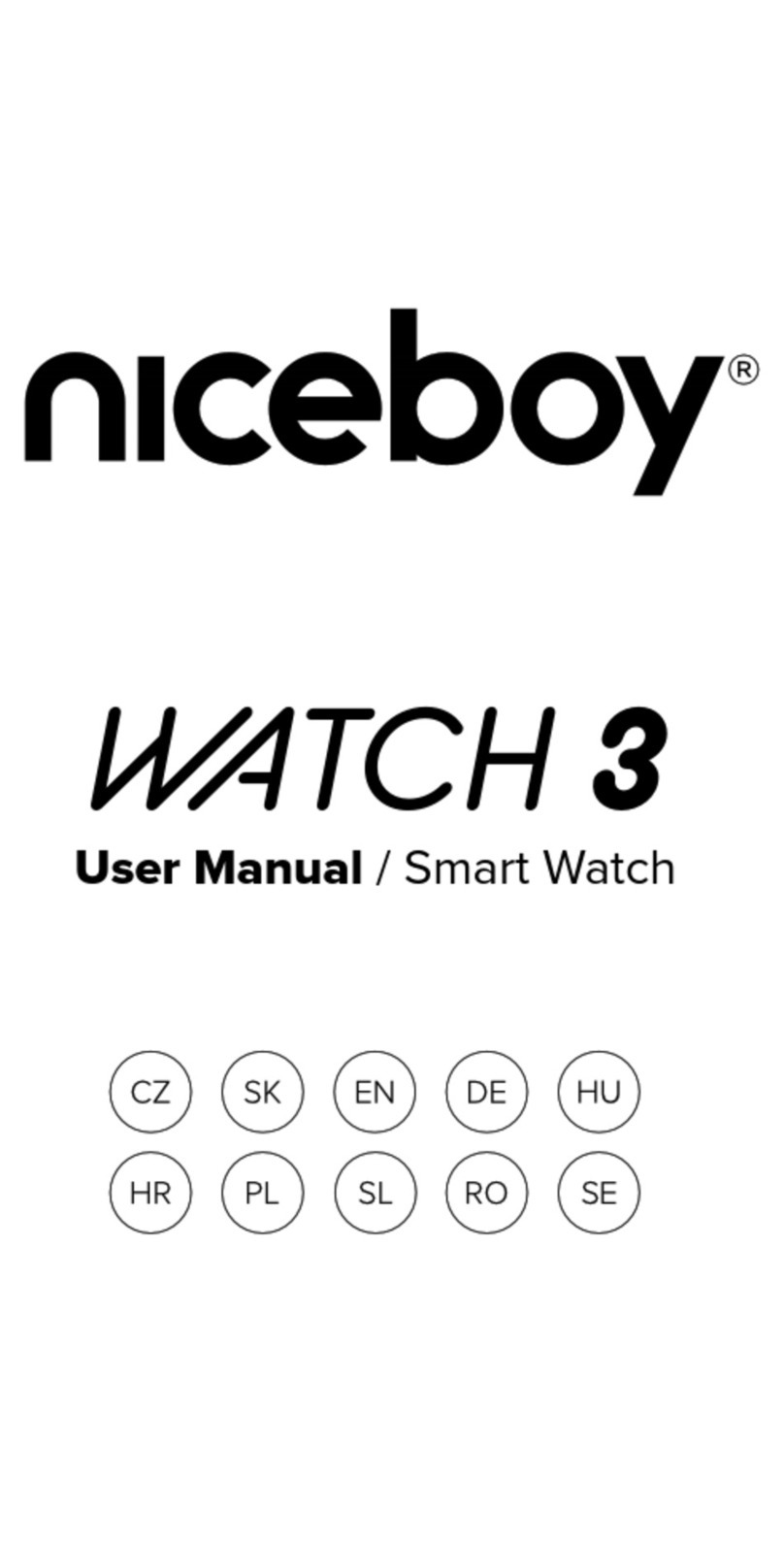 Niceboy WATCH 3 User manual Niceboy WATCH 3 User manual