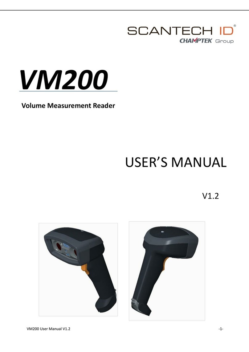 Champtek SCANTECH ID VM200 User manual Champtek SCANTECH ID VM200 User manual