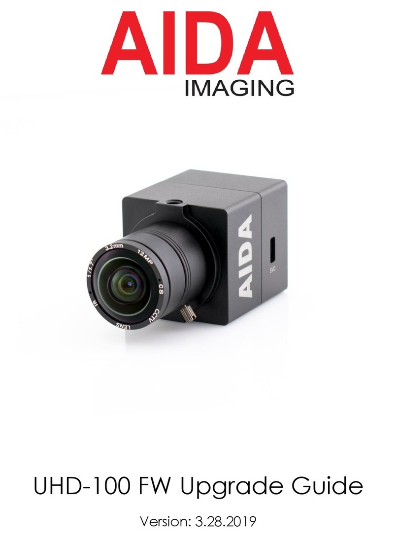 AIDA UHD-100 Installation and operation manual