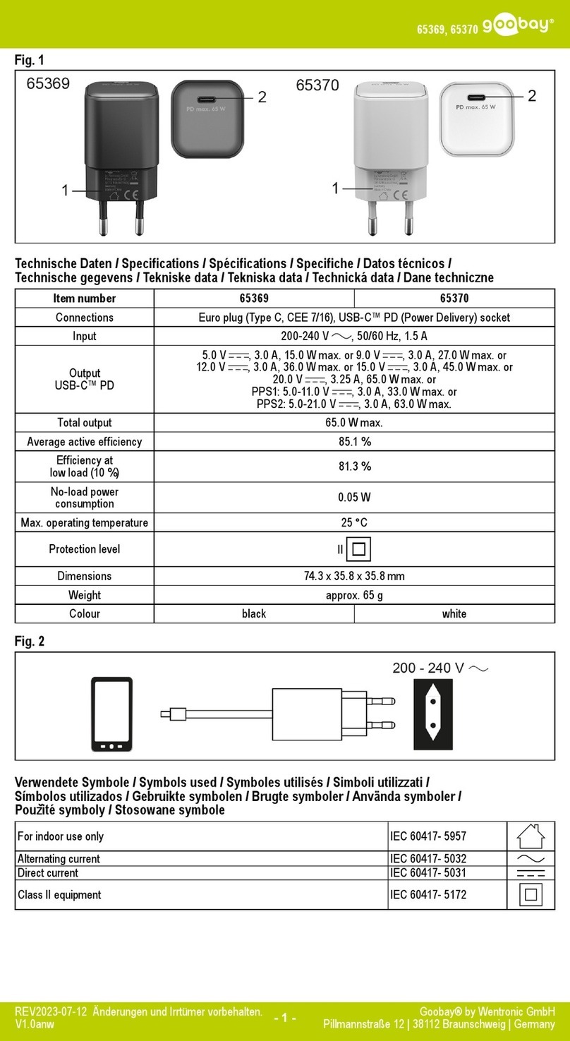 Goobay 65369 manual