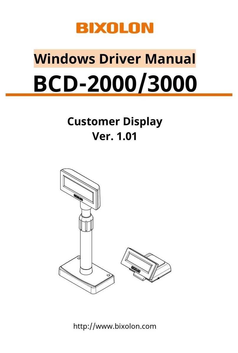 BIXOLON BCD-2000 User manual