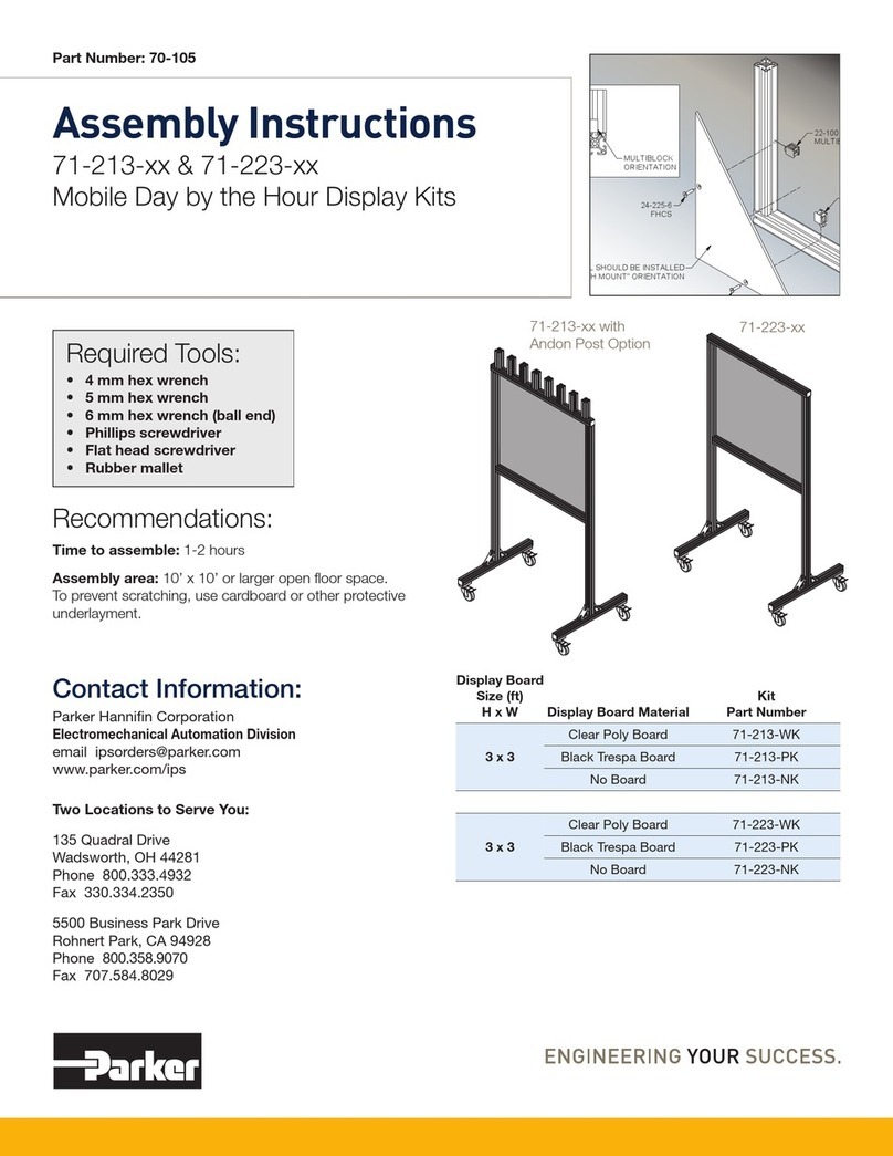 Parker 71-213 Series User manual