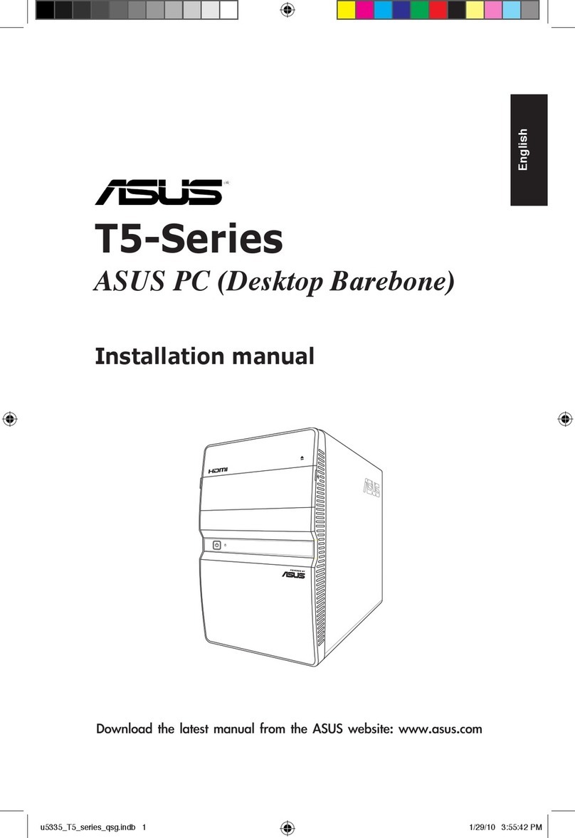 Asus T5 Series installation manual