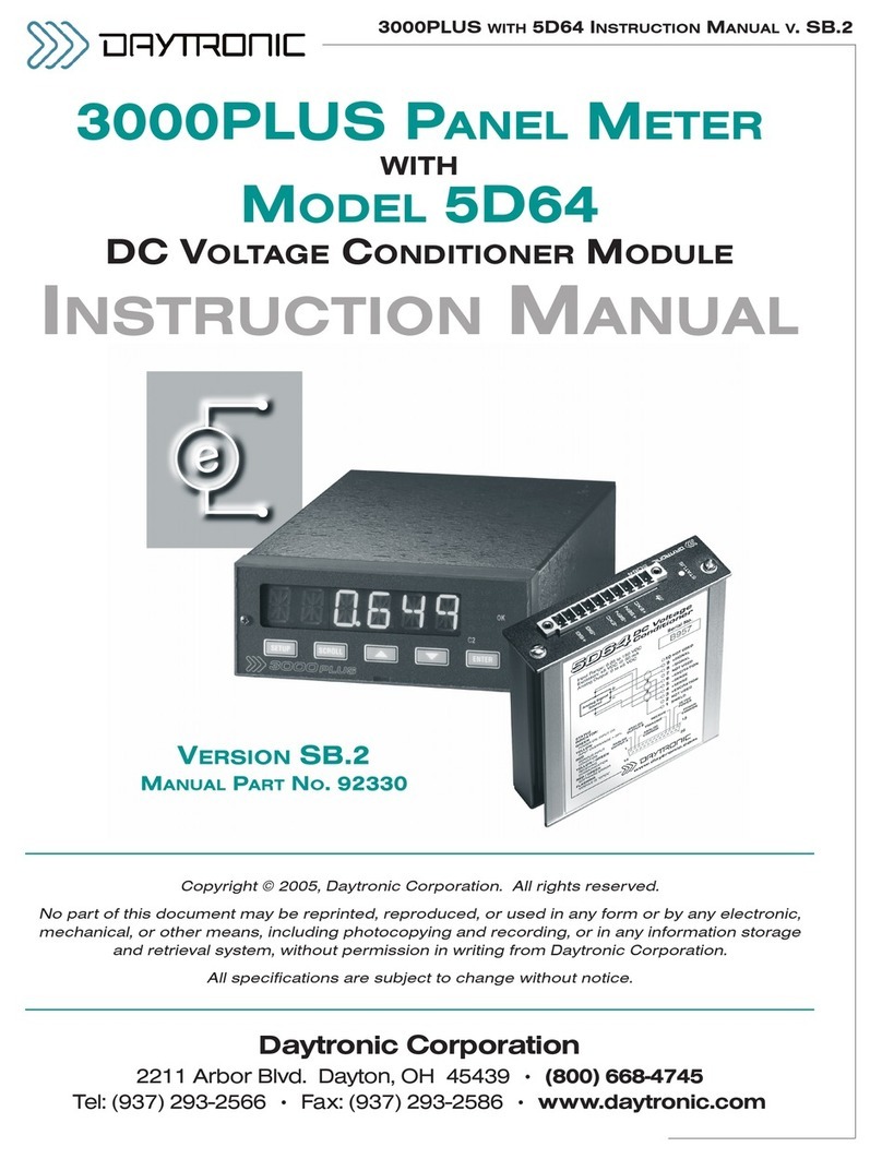 DayTronic 3000PLUS instruction manual