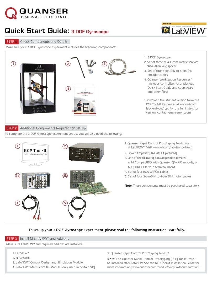 Quanser 3 DOF quick start guide