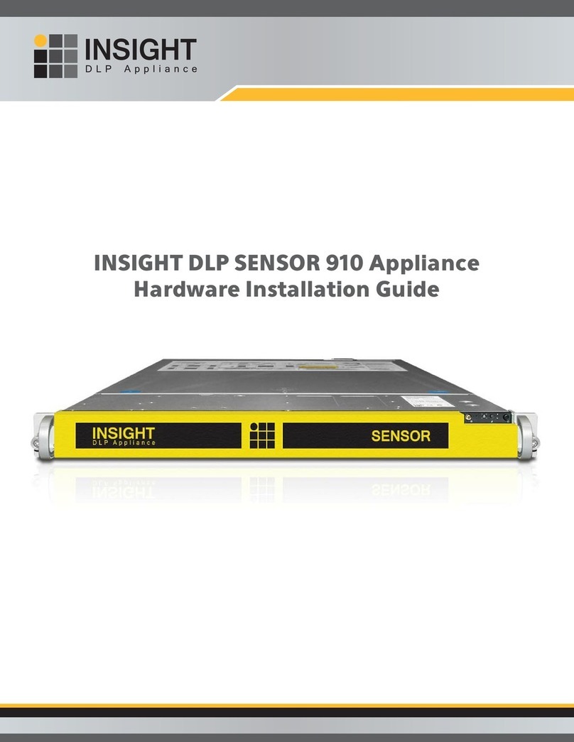 INSIGHT DLP SENSOR 910 Hardware installation guide