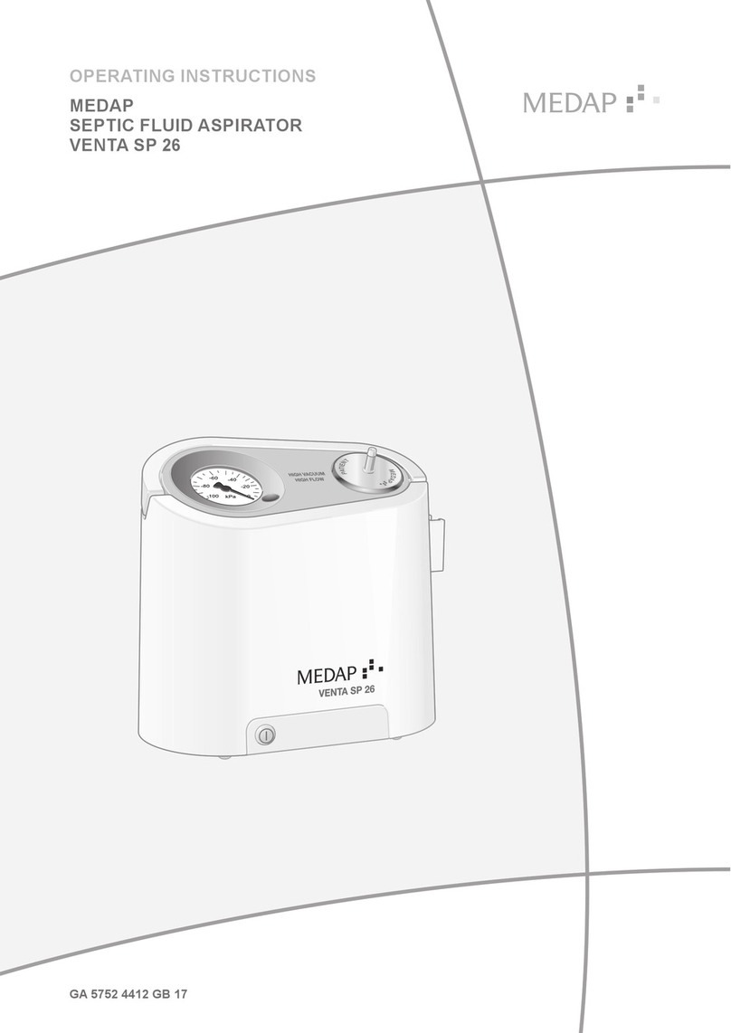 MEDAP VENTA SP 26 operating instructions