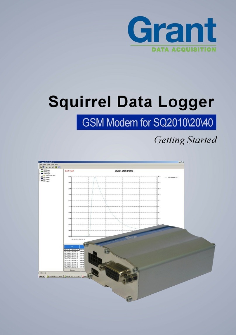 Grant Squirrel SQ2010 SERIES User manual