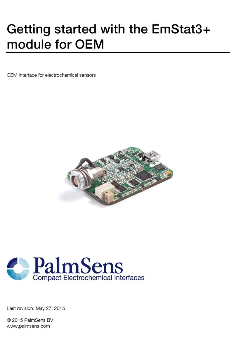 PalmSens EmStat3+ Getting started