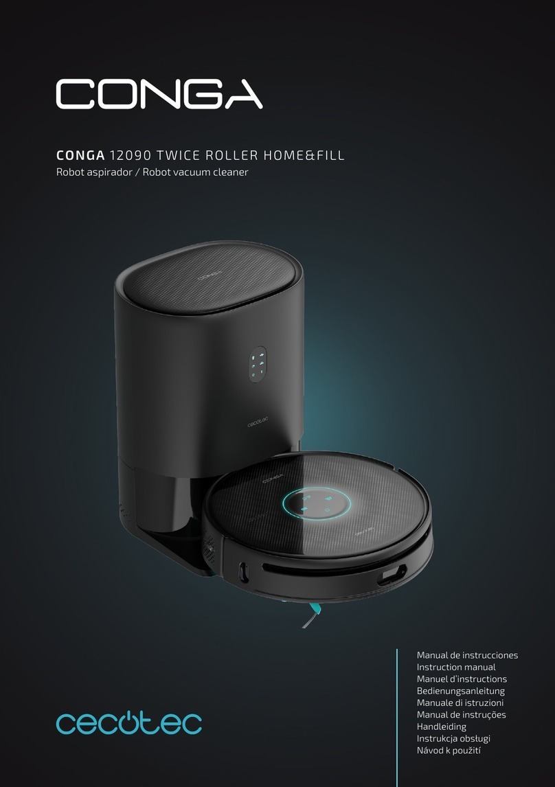 cecotec CONGA 12090 TWICE ROLLER HOME&FILL User manual cecotec CONGA 12090 TWICE ROLLER HOME&FILL User manual