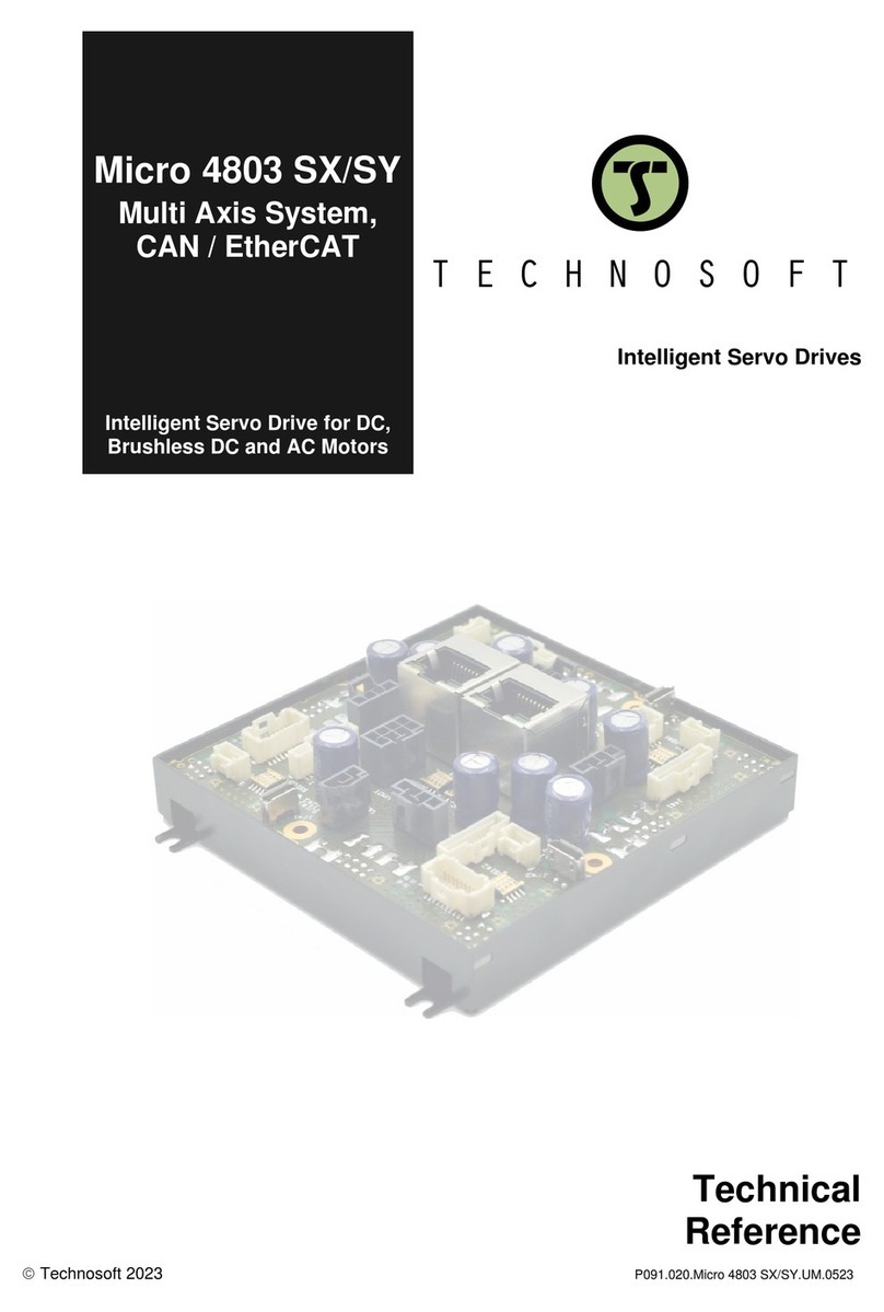 Technosoft Micro 4803 SX Use and care manual